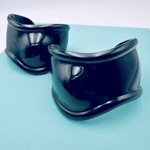 Tiffany & Co. Set of 2 Small Bone Cuff Bracelets in Black Finish over Copper